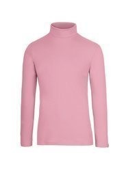 rosa Rollkragenpullover von Trigema
