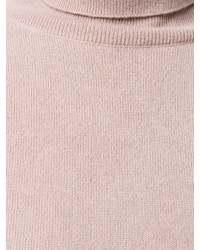 rosa Rollkragenpullover von Agnona