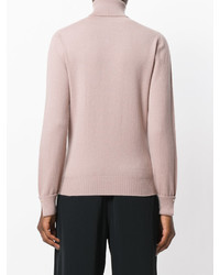 rosa Rollkragenpullover von Agnona