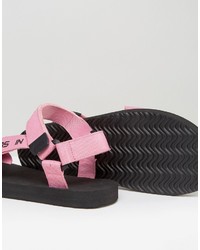 rosa Sandalen von Asos