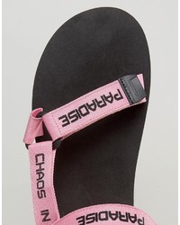 rosa Sandalen von Asos