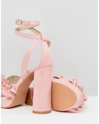 rosa Sandaletten von Glamorous