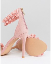 rosa Sandaletten von Missguided