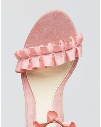 rosa Sandaletten von Missguided