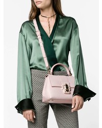 rosa Satchel-Tasche aus Leder von Dolce & Gabbana