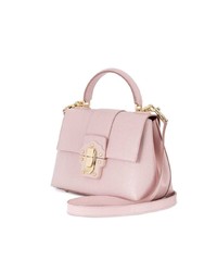 rosa Satchel-Tasche aus Leder von Dolce & Gabbana