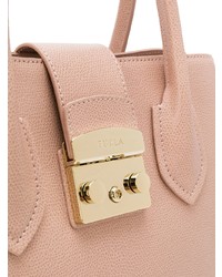 rosa Satchel-Tasche aus Leder von Furla