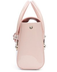 rosa Satchel-Tasche aus Leder von Versace