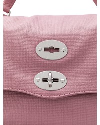 rosa Satchel-Tasche aus Leder von Zanellato