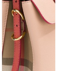 rosa Satchel-Tasche aus Leder von Burberry