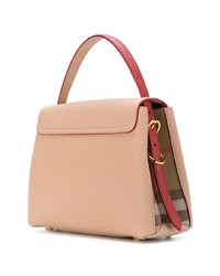 rosa Satchel-Tasche aus Leder von Burberry