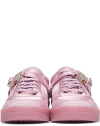 rosa Satin niedrige Sneakers von 1017 Alyx 9Sm