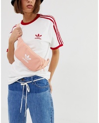 rosa Segeltuch Bauchtasche von adidas Originals