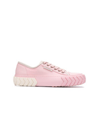 rosa Segeltuch niedrige Sneakers von Both