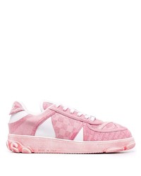 rosa Segeltuch niedrige Sneakers von Gcds