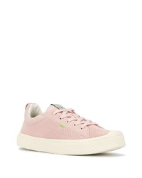 rosa Segeltuch niedrige Sneakers von Cariuma