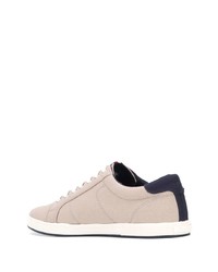 rosa Segeltuch niedrige Sneakers von Tommy Hilfiger