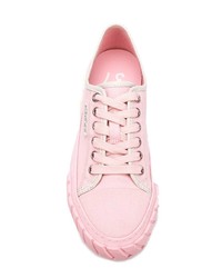 rosa Segeltuch niedrige Sneakers von Both