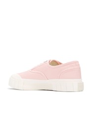 rosa Segeltuch niedrige Sneakers von Good News