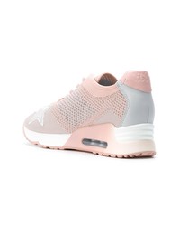 rosa Segeltuch niedrige Sneakers von Ash