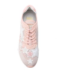 rosa Segeltuch niedrige Sneakers von Ash