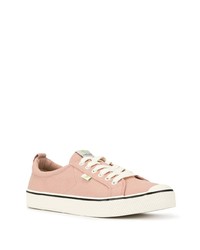 rosa Segeltuch niedrige Sneakers von Cariuma