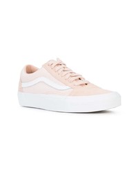 rosa Segeltuch niedrige Sneakers von Vans