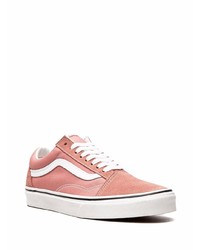 rosa Segeltuch niedrige Sneakers von Vans