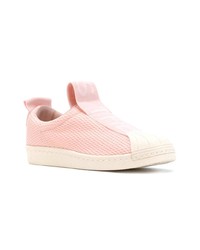rosa Segeltuch niedrige Sneakers von adidas