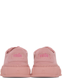 rosa Segeltuch niedrige Sneakers von Viron