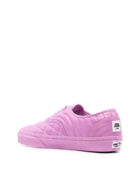 rosa Segeltuch niedrige Sneakers von Vans