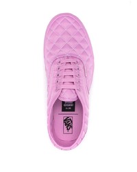 rosa Segeltuch niedrige Sneakers von Vans