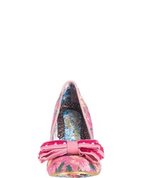 rosa Segeltuch Pumps mit Blumenmuster von Irregular Choice