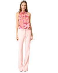 rosa Seide Bluse von Prabal Gurung