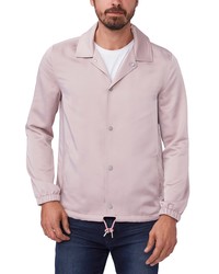 rosa Shirtjacke aus Satin