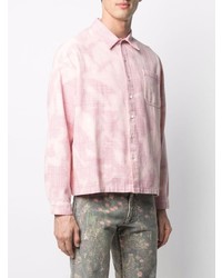 rosa Mit Batikmuster Shirtjacke von ERL