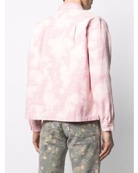 rosa Mit Batikmuster Shirtjacke von ERL