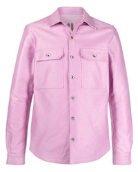 rosa Shirtjacke von Rick Owens