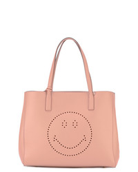 rosa Shopper Tasche aus Leder von Anya Hindmarch