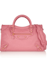 rosa Shopper Tasche aus Leder von Balenciaga