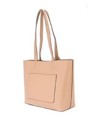 rosa Shopper Tasche aus Leder von DKNY