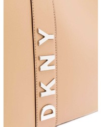 rosa Shopper Tasche aus Leder von DKNY