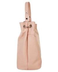 rosa Shopper Tasche aus Leder von CLUTY