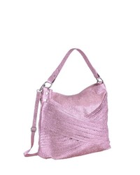 rosa Shopper Tasche aus Leder von COLLEZIONE ALESSANDRO