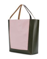 rosa Shopper Tasche aus Leder von Marni