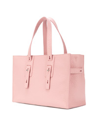 rosa Shopper Tasche aus Leder von Orciani