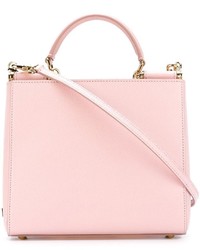 rosa Shopper Tasche aus Leder von Dolce & Gabbana