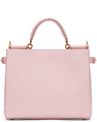 rosa Shopper Tasche aus Leder von Dolce & Gabbana