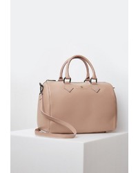 rosa Shopper Tasche aus Leder von Dreimaster