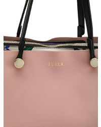 rosa Shopper Tasche aus Leder von Furla
